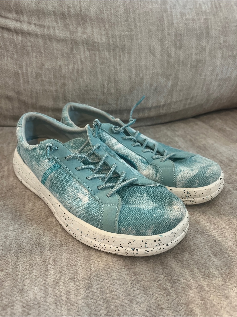 Hey Dude Karina Blue Slip On Shoes